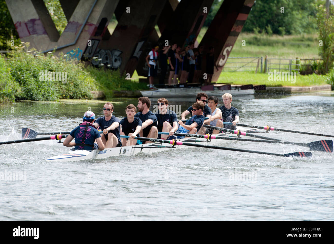 Cambridge university students rower High Resolution Stock Photography
